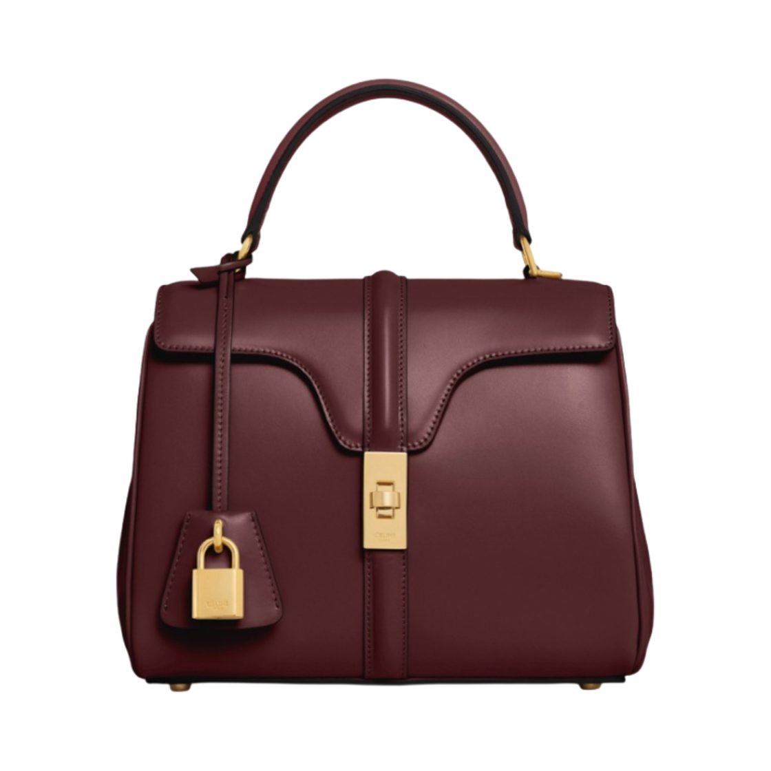 셀린느 스몰 16 백 새티네이티드 카프스킨 다크 버건디(Celine Small 16 Bag in Satinated Calfskin Dark Burgundy) - 1