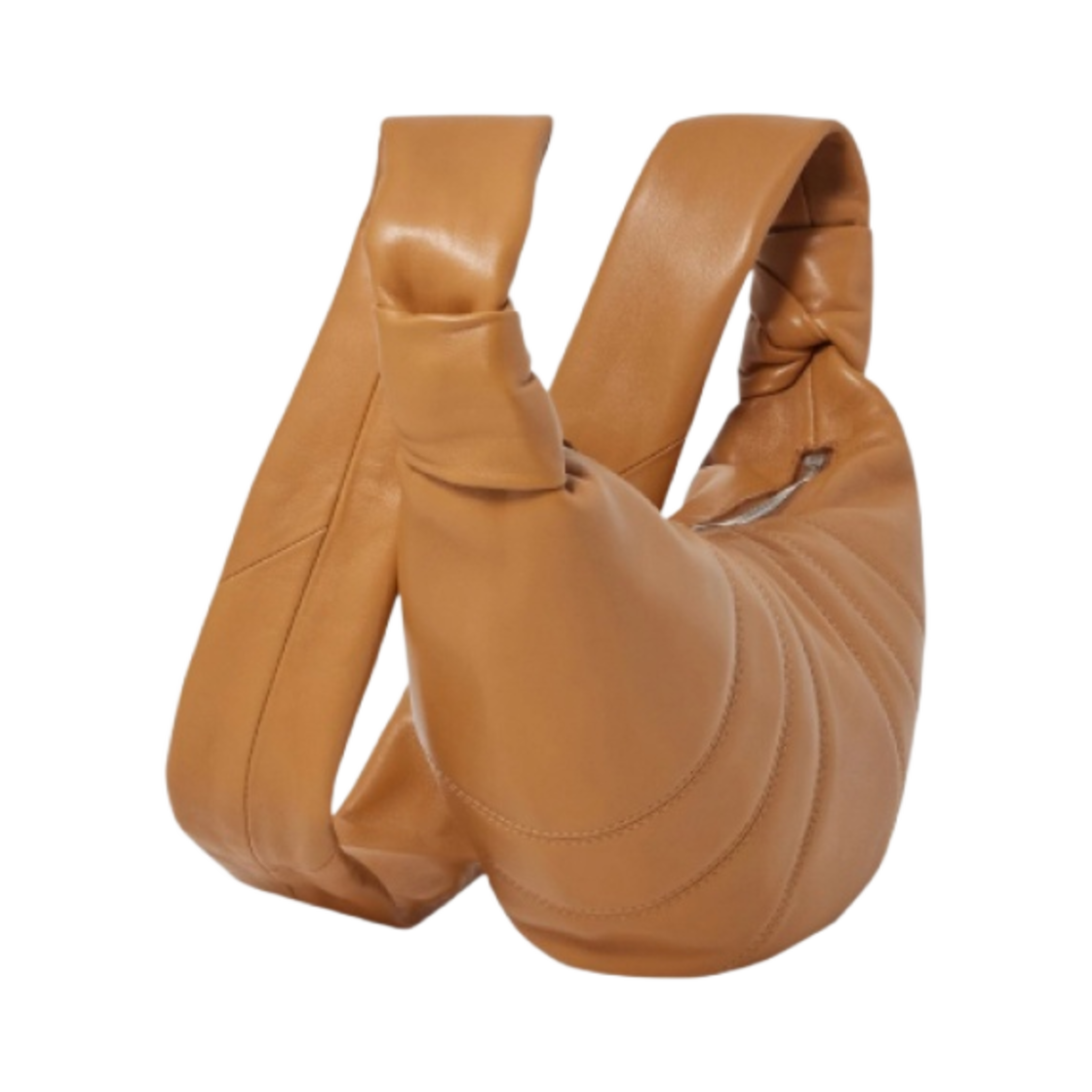 르메르 스몰 크루아상 백 소프트 나파 레더 슈가 브라운(Lemaire Small Croissant Bag Soft Nappa Leather Sugar Brown) - 2