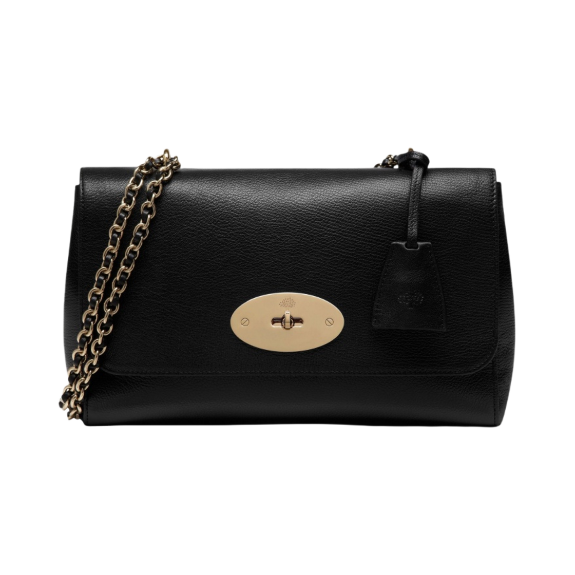 멀버리 글로시 고트 미디움 릴리 블랙(Mulberry Glossy Goat Medium Lily Black) - 1