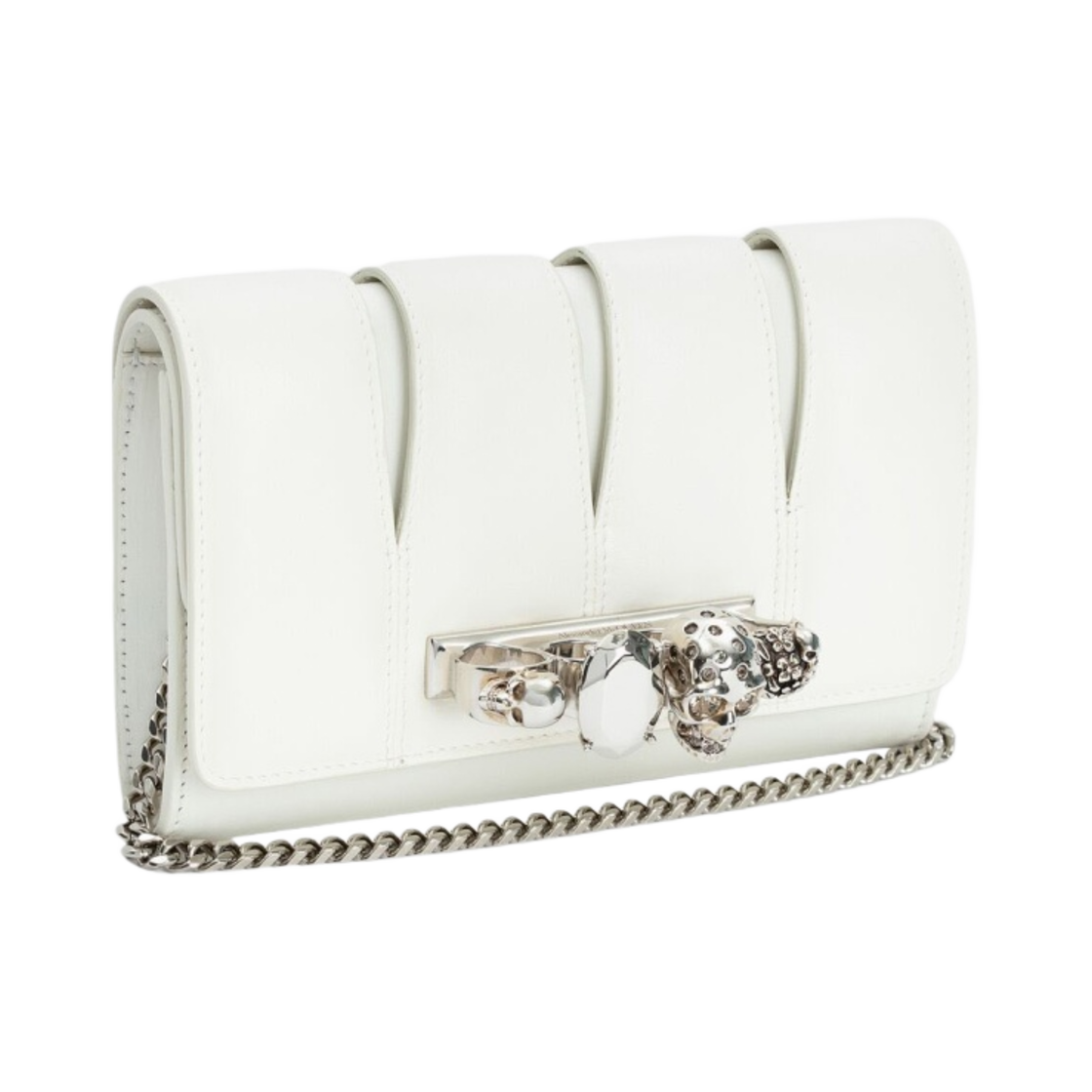 알렉산더 맥퀸 슬래쉬 클러치 아이보리(Alexander McQueen Slash Clutch Ivory) - 3