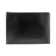 Saint Laurent Leather Clutch Black