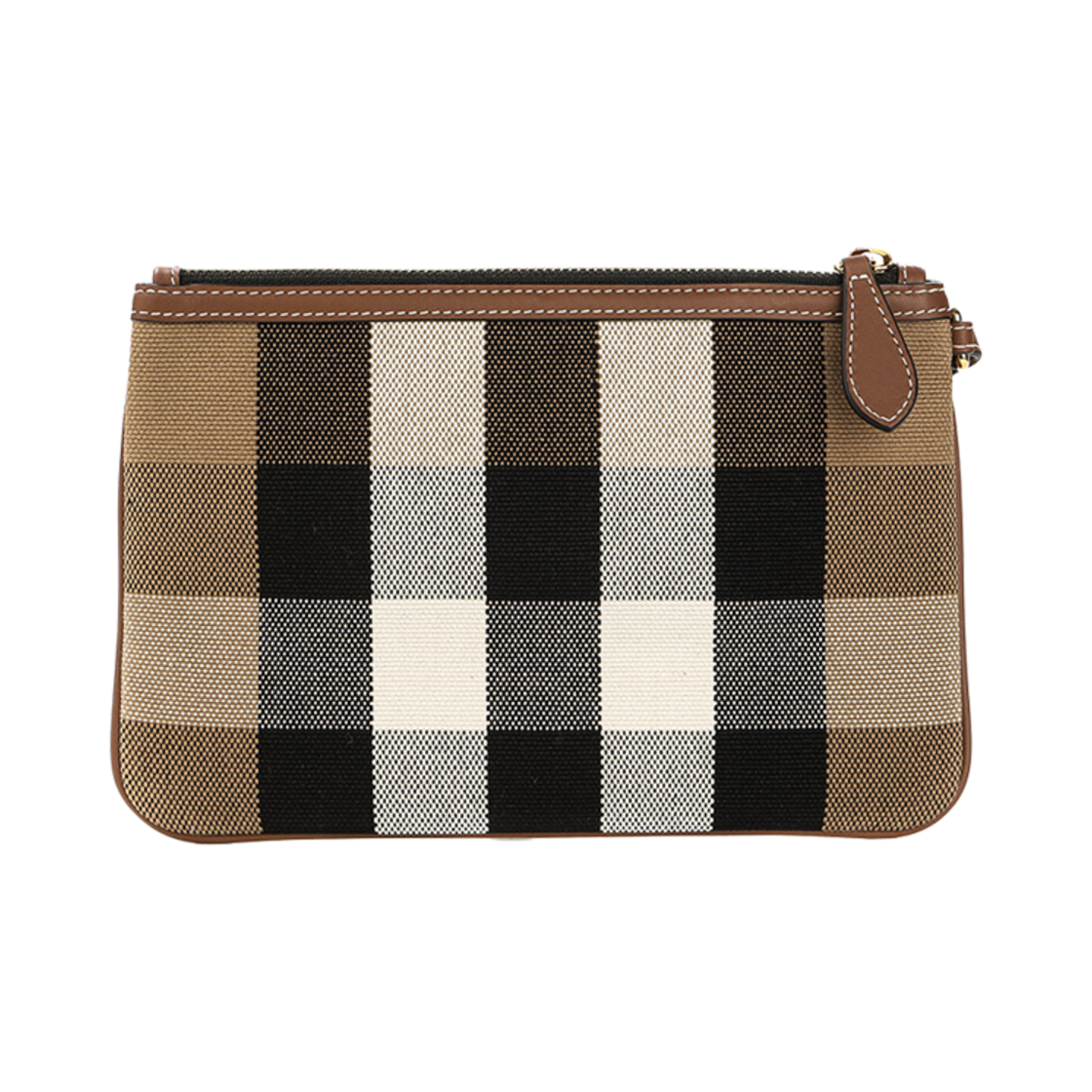 버버리 뉴 페이톤 체크 파우치 토프 브라운(Burberry New Peyton Check Pouch Taupe Brown) - 2