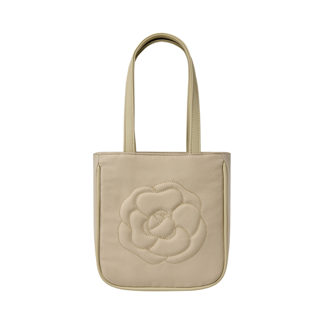 이미스 로즈 스티치 스퀘어백 베이지(Emis Rose Stitch Square Bag Beige) - 1