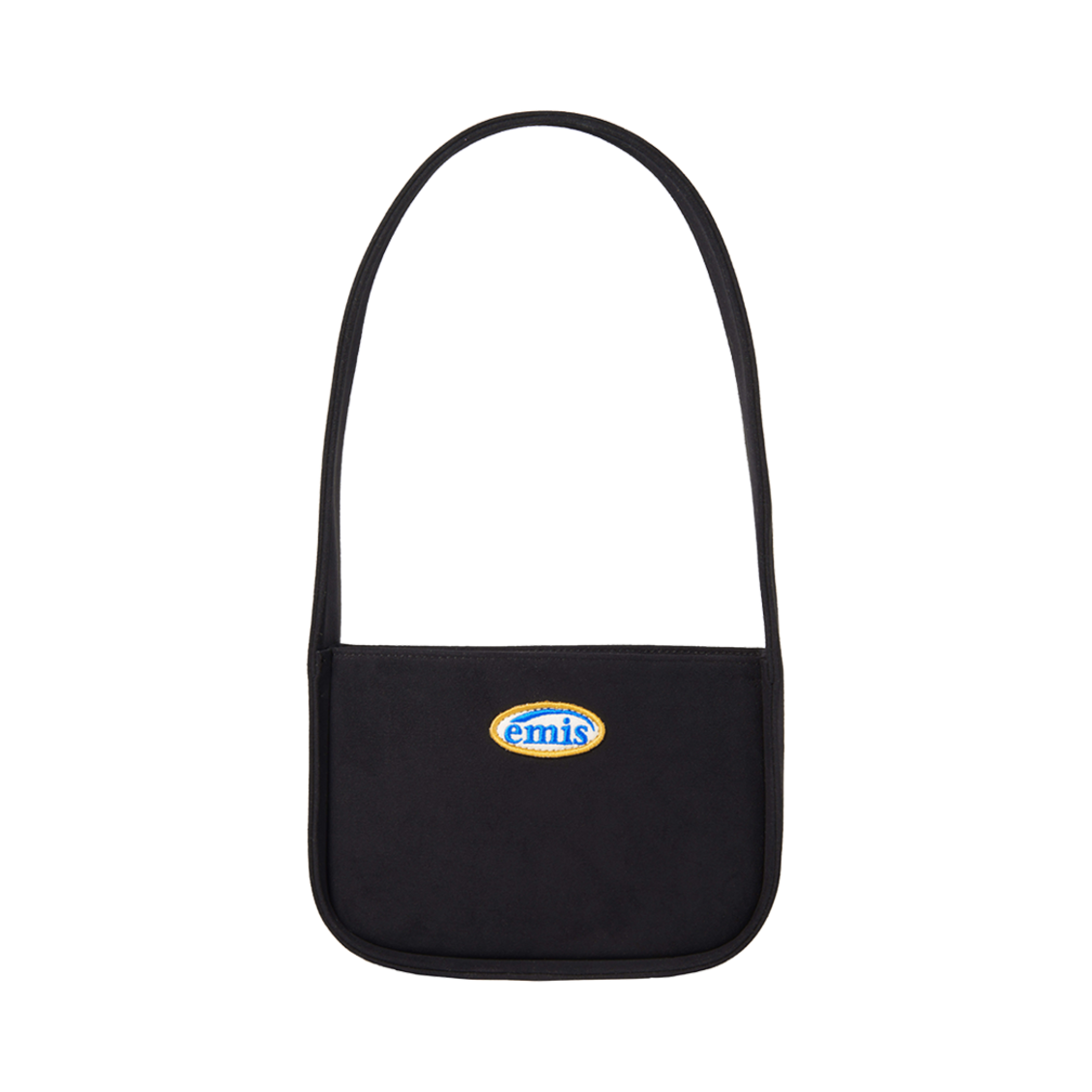이미스 미니 와펜 스웨이드 숄더백 블랙(Emis Mini Wappen Suede Shoulder Bag Black) - 1