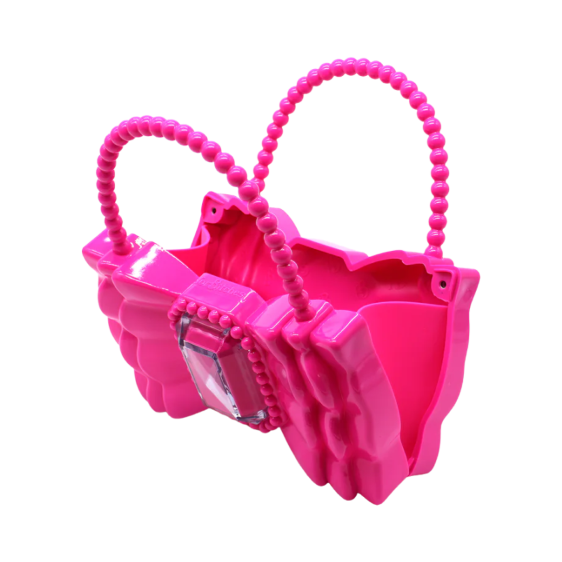 포비치스 보우 백 샤이니 플루오 핑크(Forbitches Bow Bag Shiny Fluo Pink) - 2