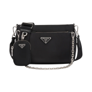 Prada Re-Nylon Shoulder Bag Black