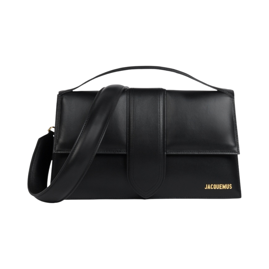 221BA014-3000-990 Jacquemus Le Bambinou Envelope Handbag Black