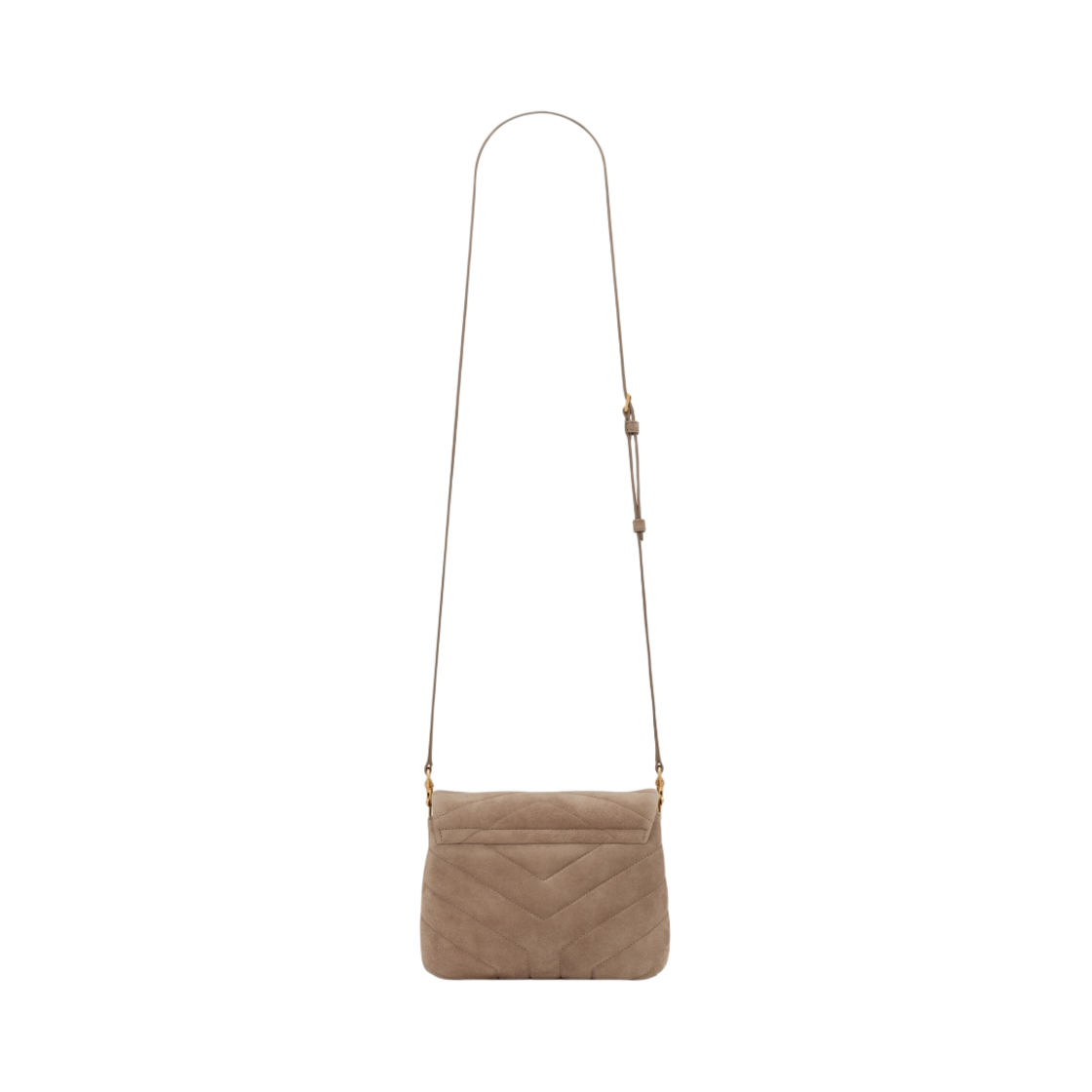 생로랑 마틀라세 Y 스웨이드 루루 토이 스트랩백 토프(Saint Laurent Loulou Toy Strap Bag in Mmtelasse Y Suede Taupe) - 3