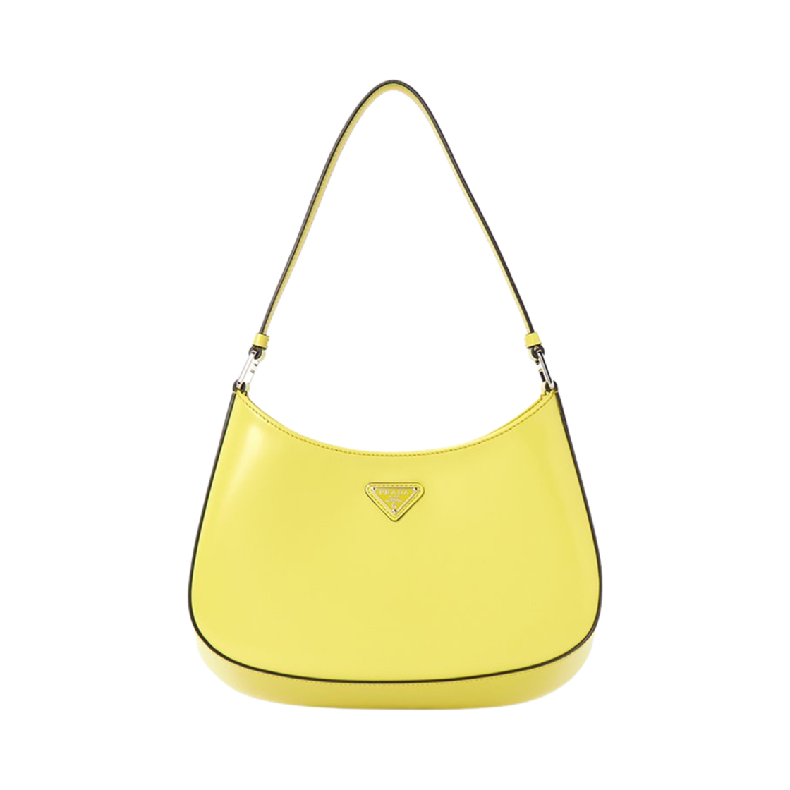 프라다 클레오 브러쉬드 레더 숄더백 옐로우(Prada Cleo Brushed Leather Shoulder Bag Yellow) - 1