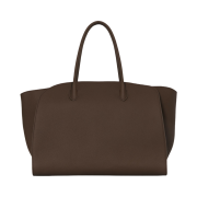The Row Marlo 17 Bag in Leather Dark Olive