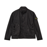 Stone Island 4100067 Organic Look Panama-TC Nylon Jacket Black - 25SS