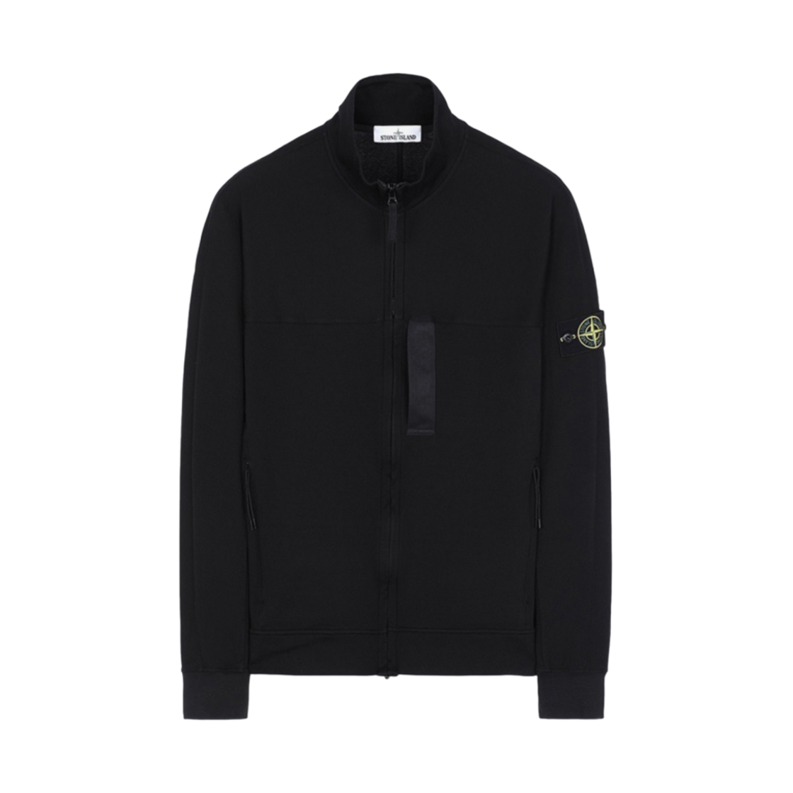 스톤 아일랜드 62552 가먼트 다이드 집업 스웨트셔츠 블랙 - 20SS(Stone Island 62552 Garment Dyed Full Zip Sweatshirt Black - 20SS) - 1
