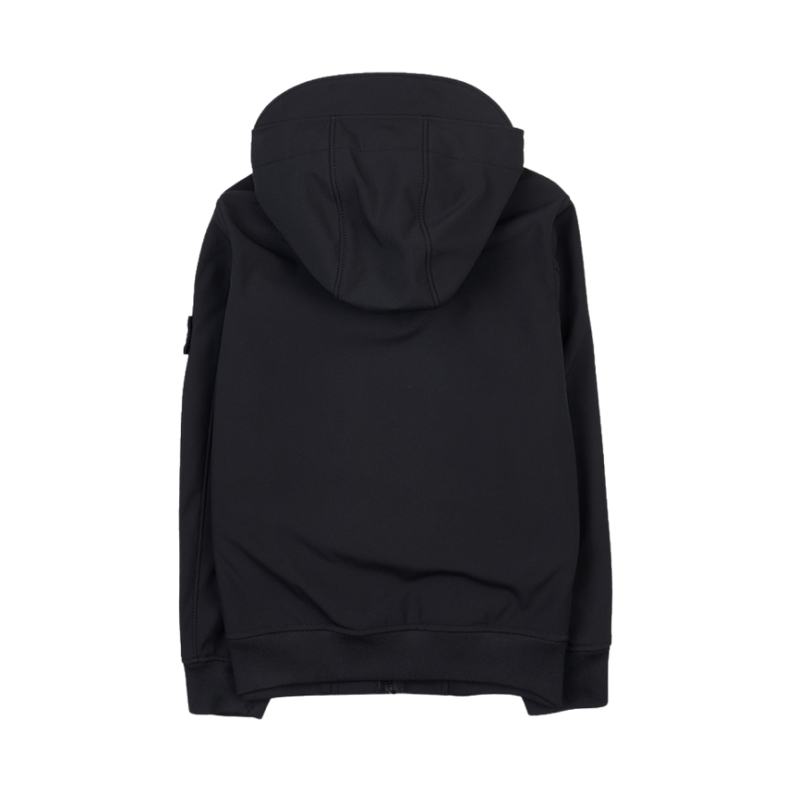 (키즈) 스톤 아일랜드 Q0122 와펜 로고 후드 집업 자켓 블랙 - 23FW((Kids) Stone Island Q0122 Wappen Logo Hooded Zip Up Jacket Black - 23FW) - 2
