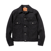 Sugar Cane 13 oz. Black Denim Jacket 1953 Model One Wash