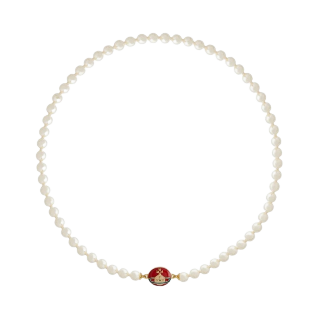 비비안 웨스트우드 로엘리아 네클리스 골드 레드(Vivienne Westwood Loelia Necklace Gold Red) - 1