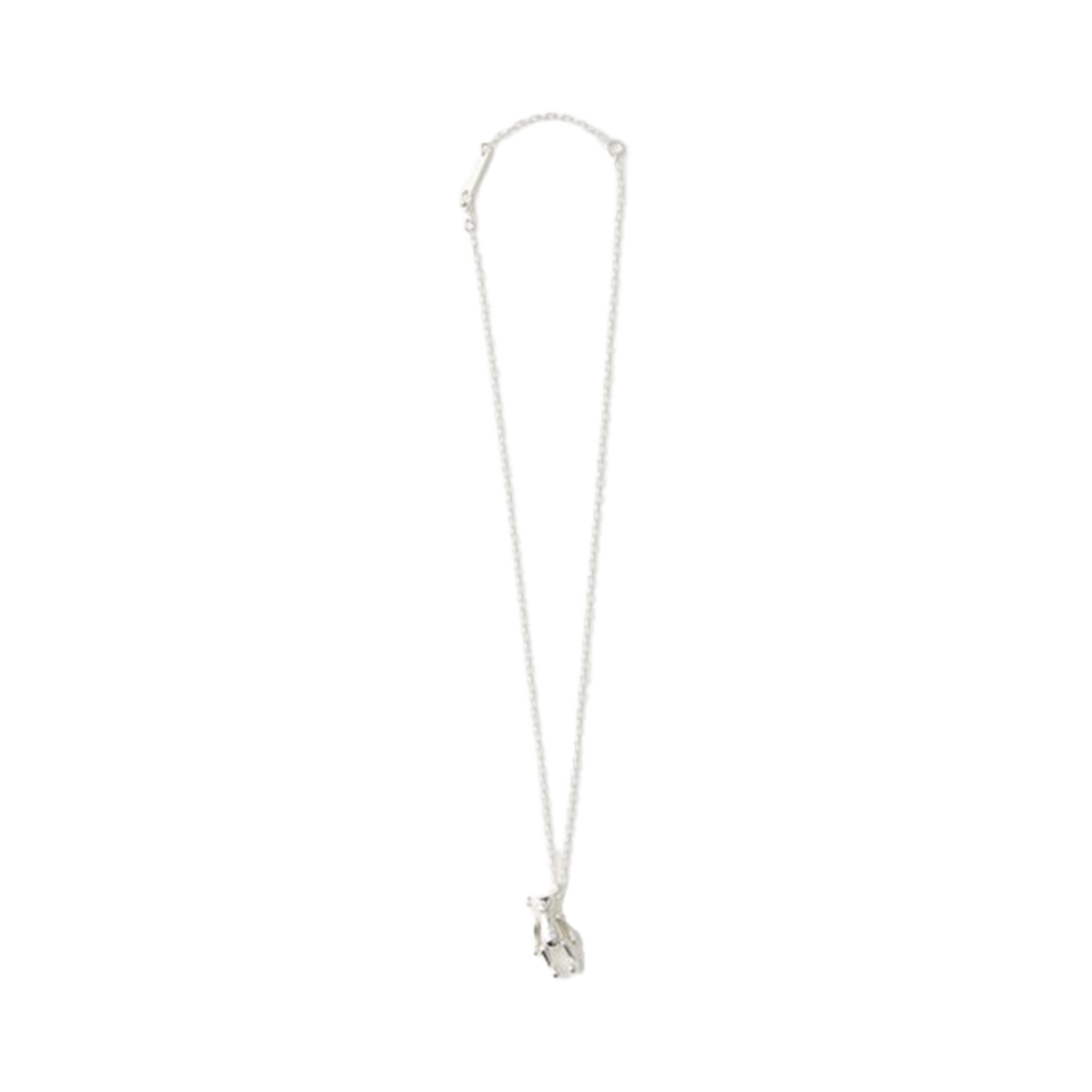 KM5BJENAH11SV Ambush Teddy Bear Charm Necklace Silver - 25SS
