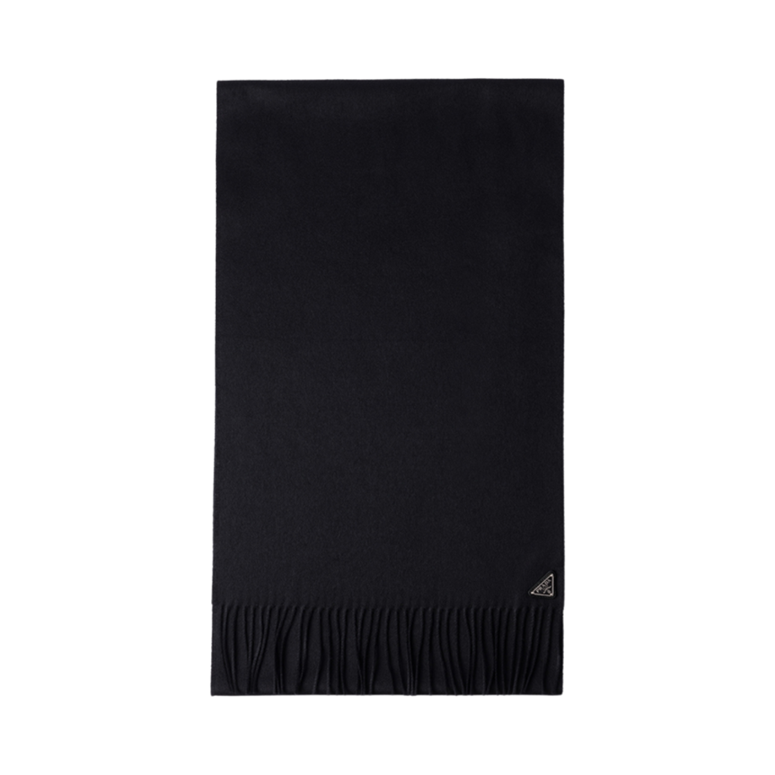 1FS065-2COP-F0002 Prada Silk and Cashmere Scarf Black