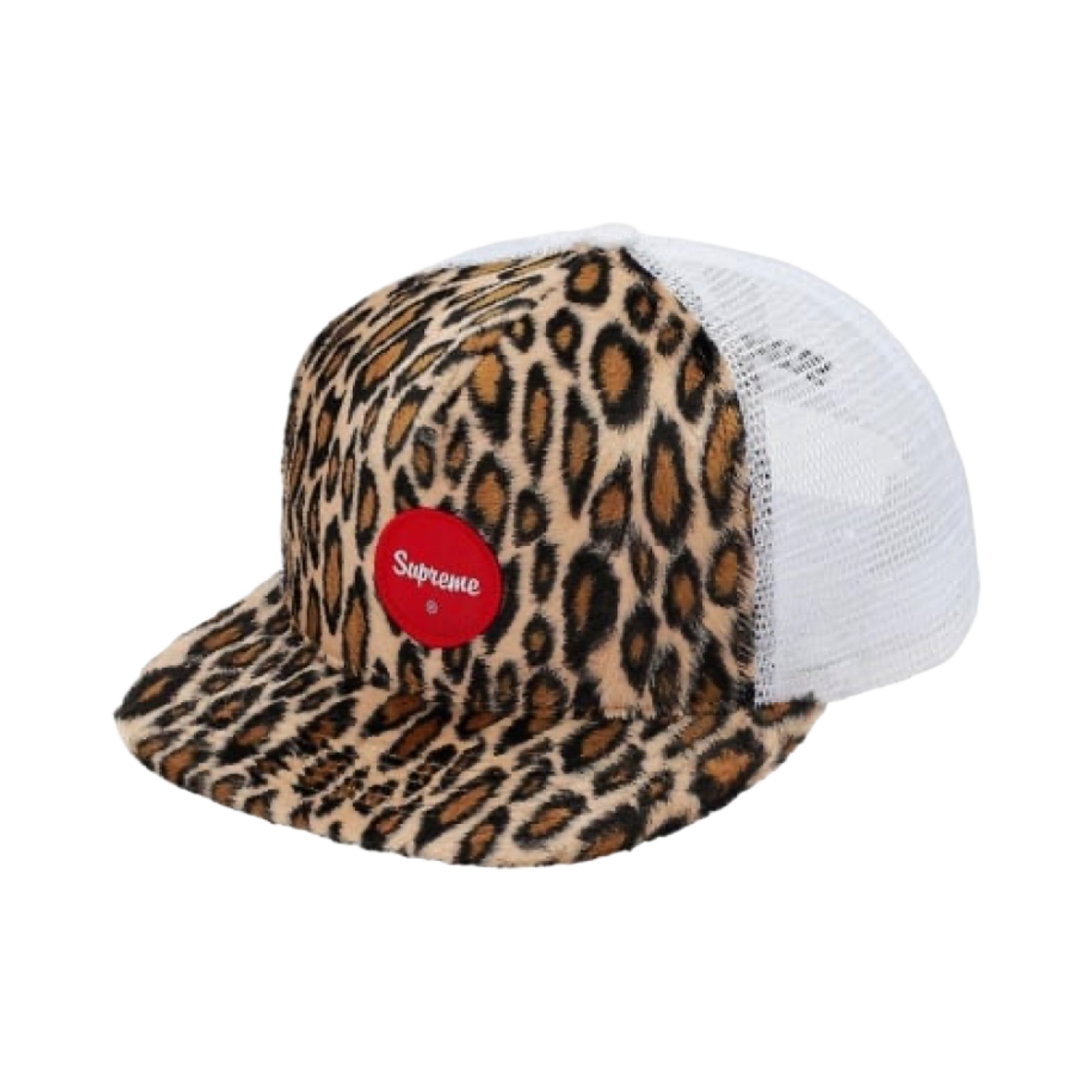 슈프림 레오파드 메쉬 백 5-패널 화이트 - 20SS(Supreme Leopard Mesh Back 5-Panel White - 20SS) - 1