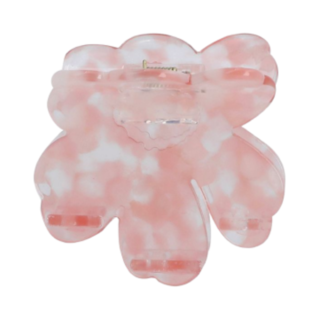 마리메꼬 우니꼬 스몰 헤어 클립 핑크 화이트(Marimekko Unikko Small Hair Clip Pink White)