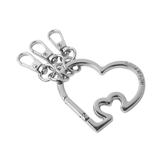 OYBES1AC001SI OY Heart Carabiner Keyring