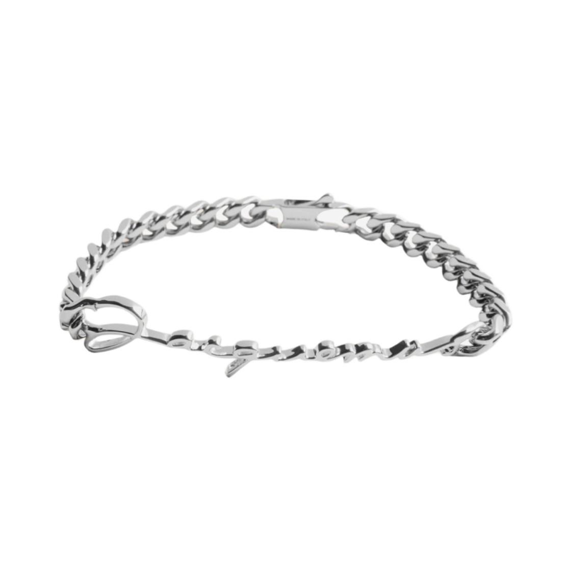 자크뮈스 라 구르메 자크뮈스 시그니쳐 로고 체인 브레이슬릿 실버(Jacquemus La Gourmette Jacquemus Signature Logo Chain Bracelet Silver) - 1