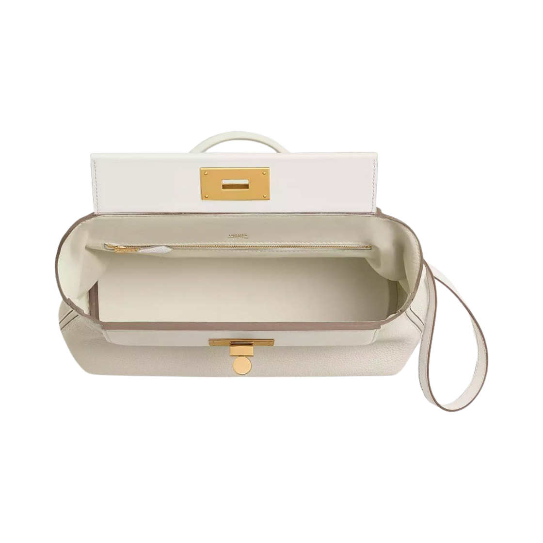 에르메스 24/24 29 백 토고 스위프트 & 골드 하드웨어 머쉬룸 뉴 화이트(Hermes 24/24 29 Bag Togo Swift & Gold Mushroom New White) - 4