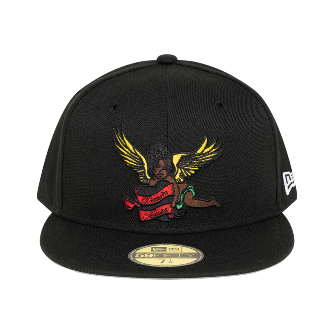 - Denim Tears x New Era Black Cherub Hat Black