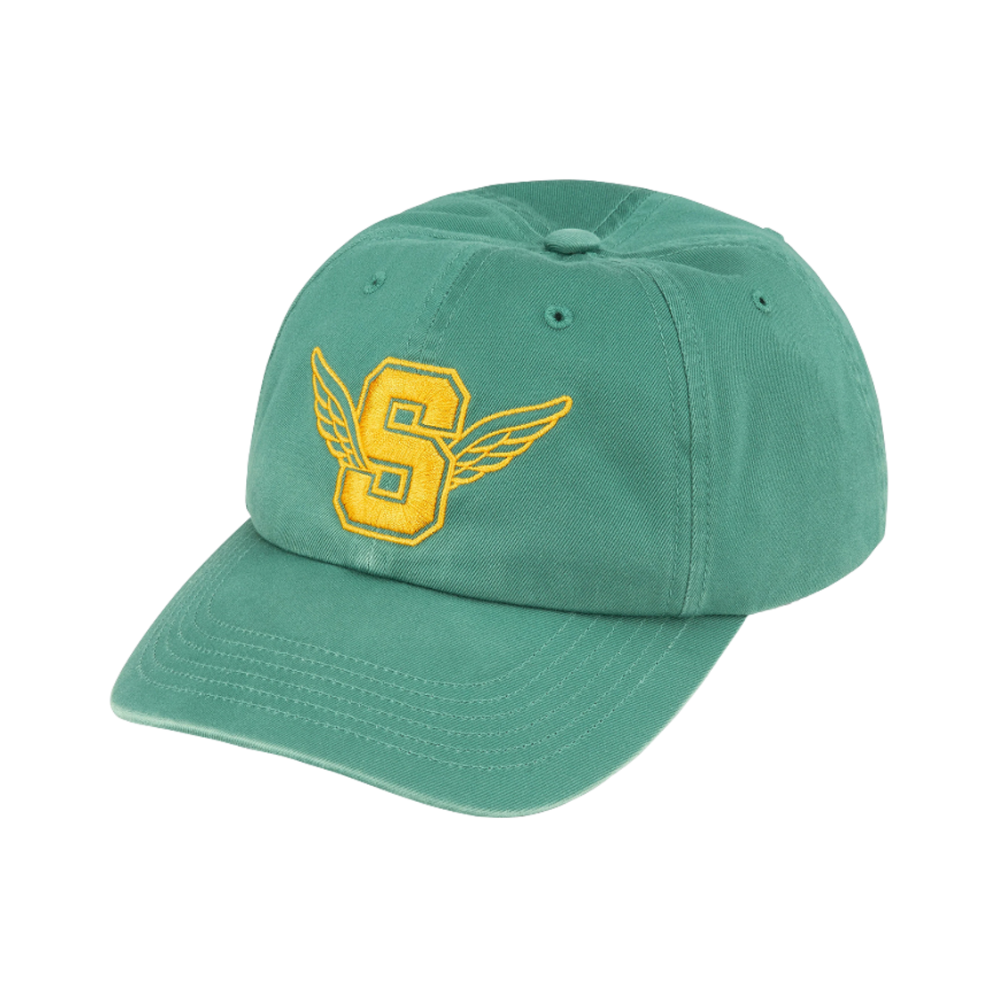 - Supreme Wings Logo 6-Panel Light Pine - 25SS