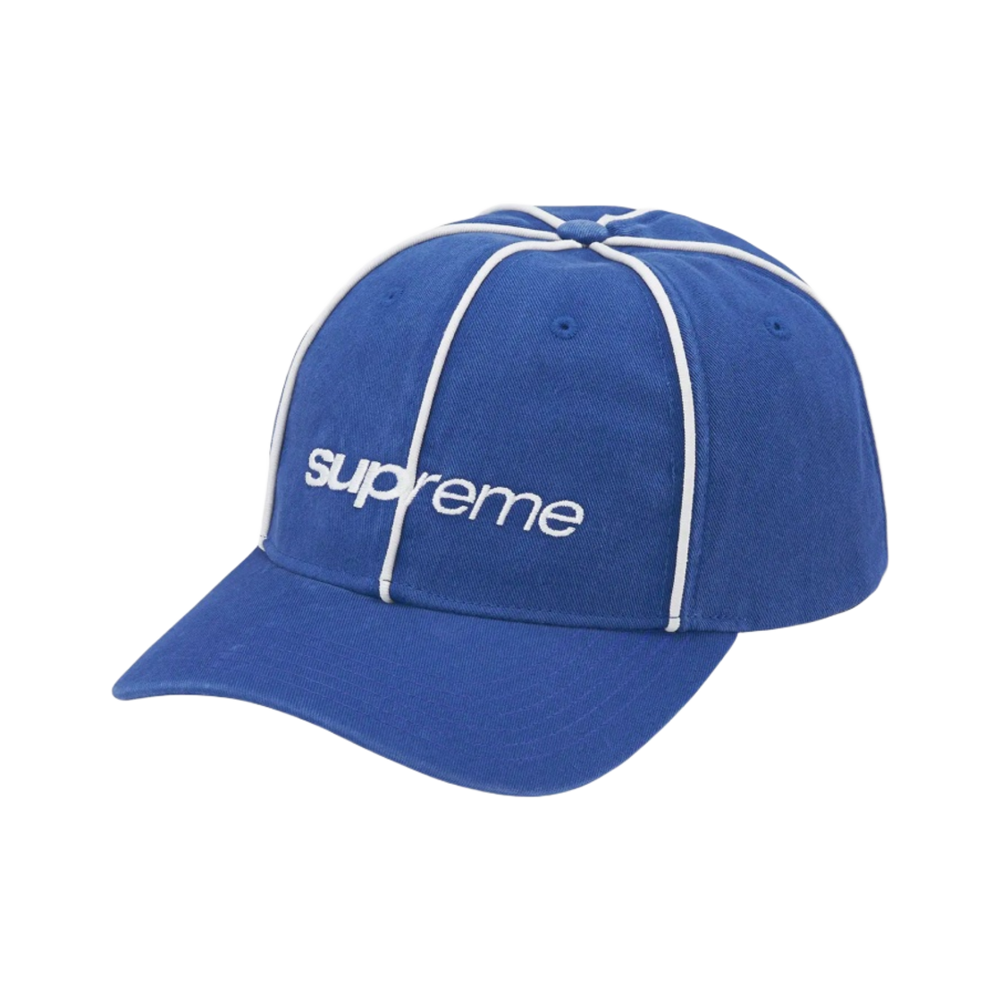 슈프림 파이핑 6-패널 캡 블루 - 22FW(Supreme Piping 6-Panel Blue - 22FW) - 1