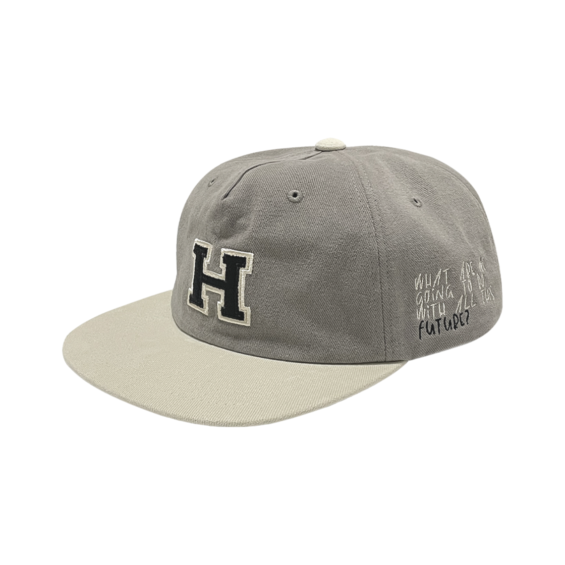 휴이 H 패치 투톤 캡 그레이(Huey H Patch Two Tone Cap Grey)