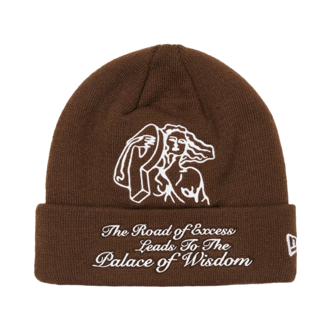 팔라스 P-스태츄 뉴에라 비니 브라운 - 22FW(Palace P-Statue New Era Beanie Brown - 22FW) - 1