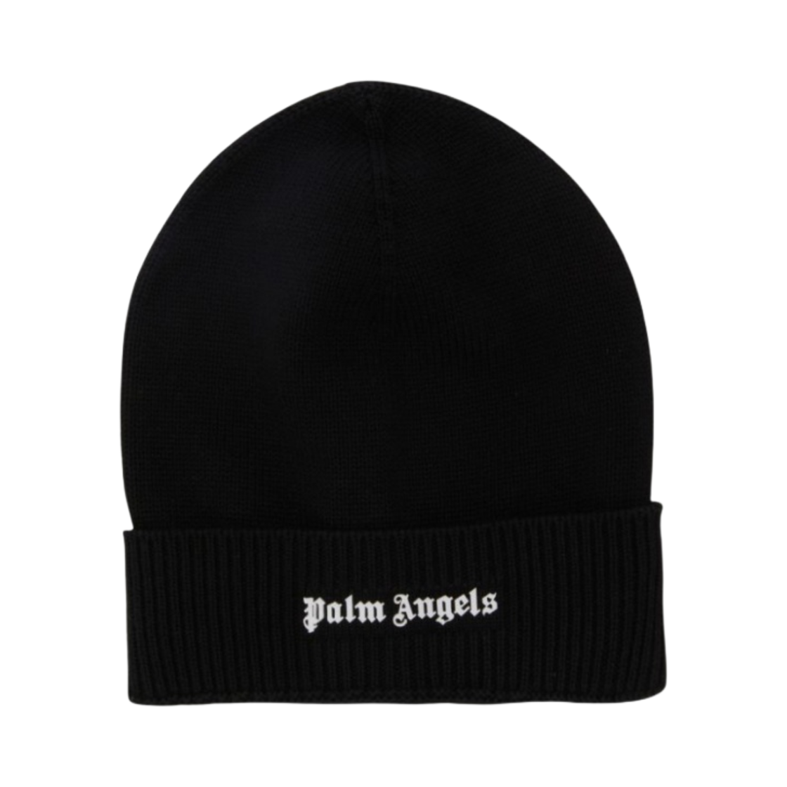 팜 엔젤스 클래식 로고 비니 블랙 화이트(Palm Angels Classic Logo Beanie Black White)