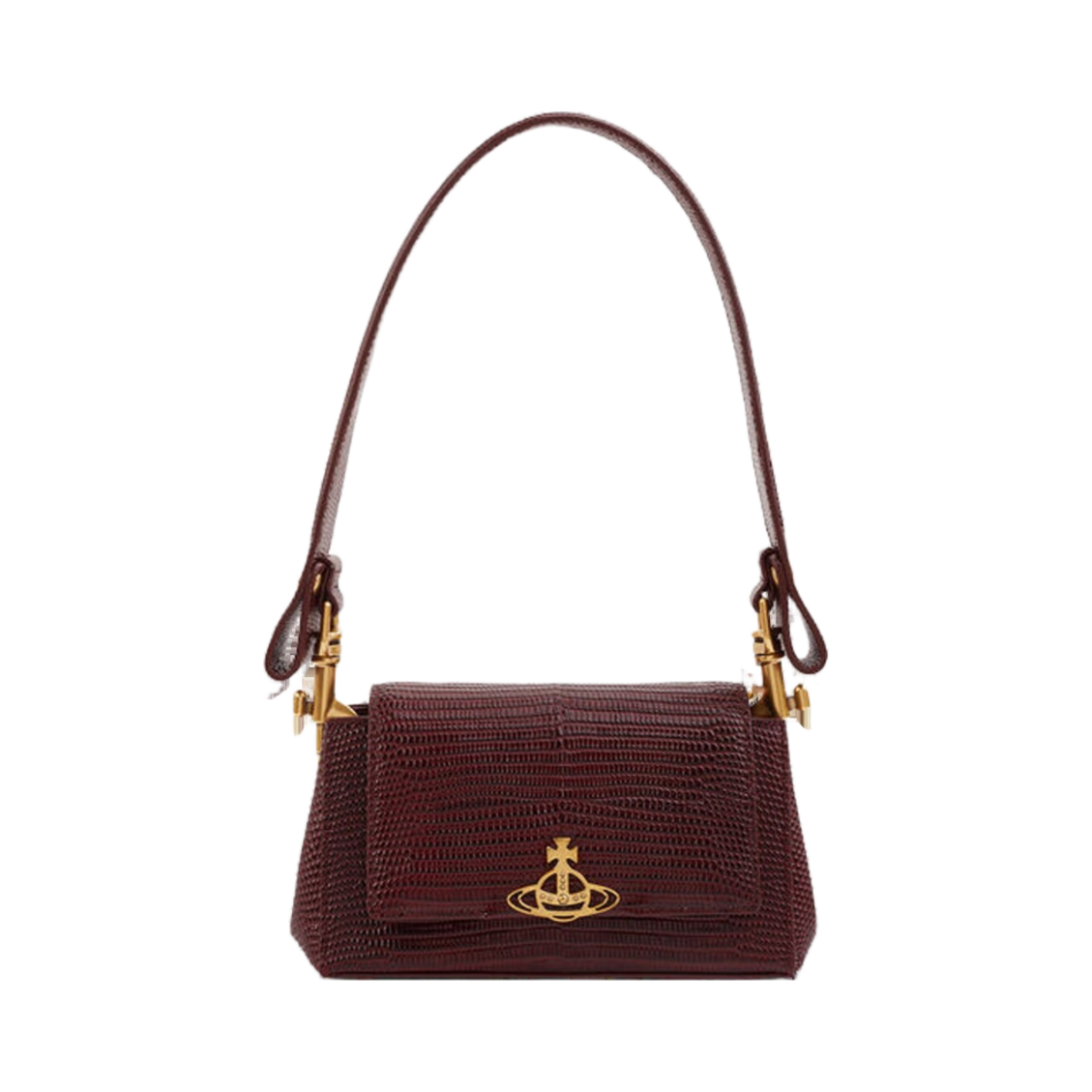 비비안 웨스트우드 헤이즐 스몰 핸드백 버건디(Vivienne Westwood Hazel Small Handbag Burgundy) - 1