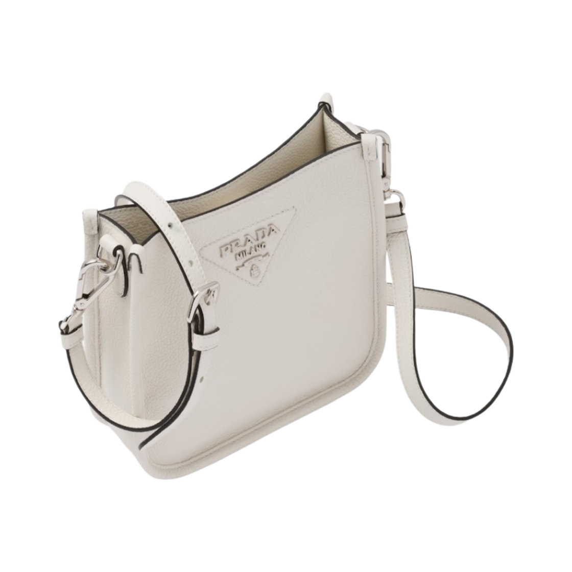 프라다 레더 미니 숄더백 화이트(Prada Leather Mini Shoulder Bag White) - 2