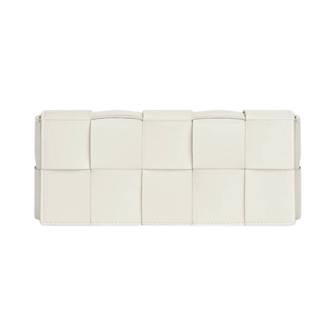 741713VCQC19009 Bottega Veneta Cassette Pouch On Chain White