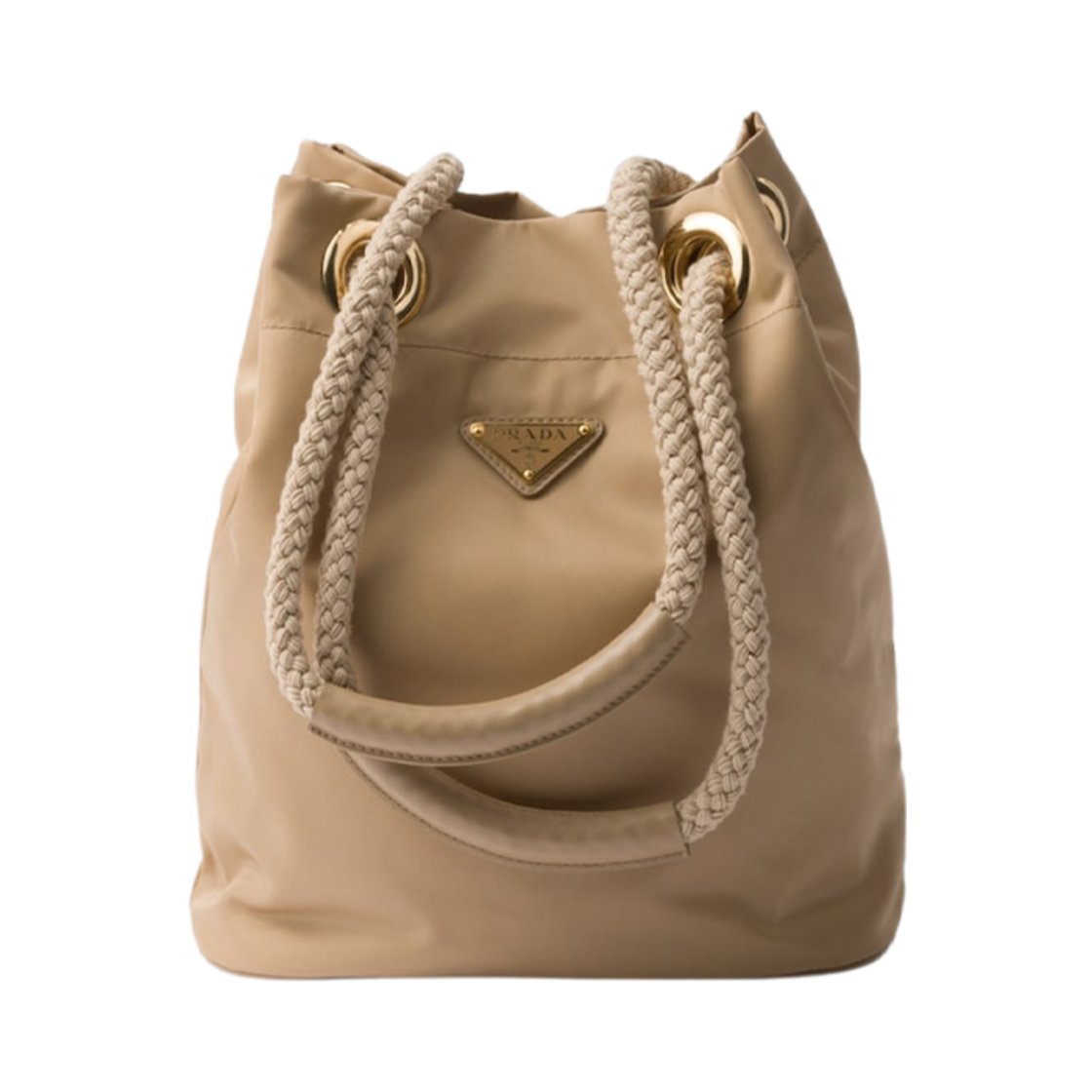 프라다 마리너 리나일론 스몰 버킷백 카멜 브라운(Prada Mariner Re-Nylon Small Bucket Bag Camel Brown) - 1