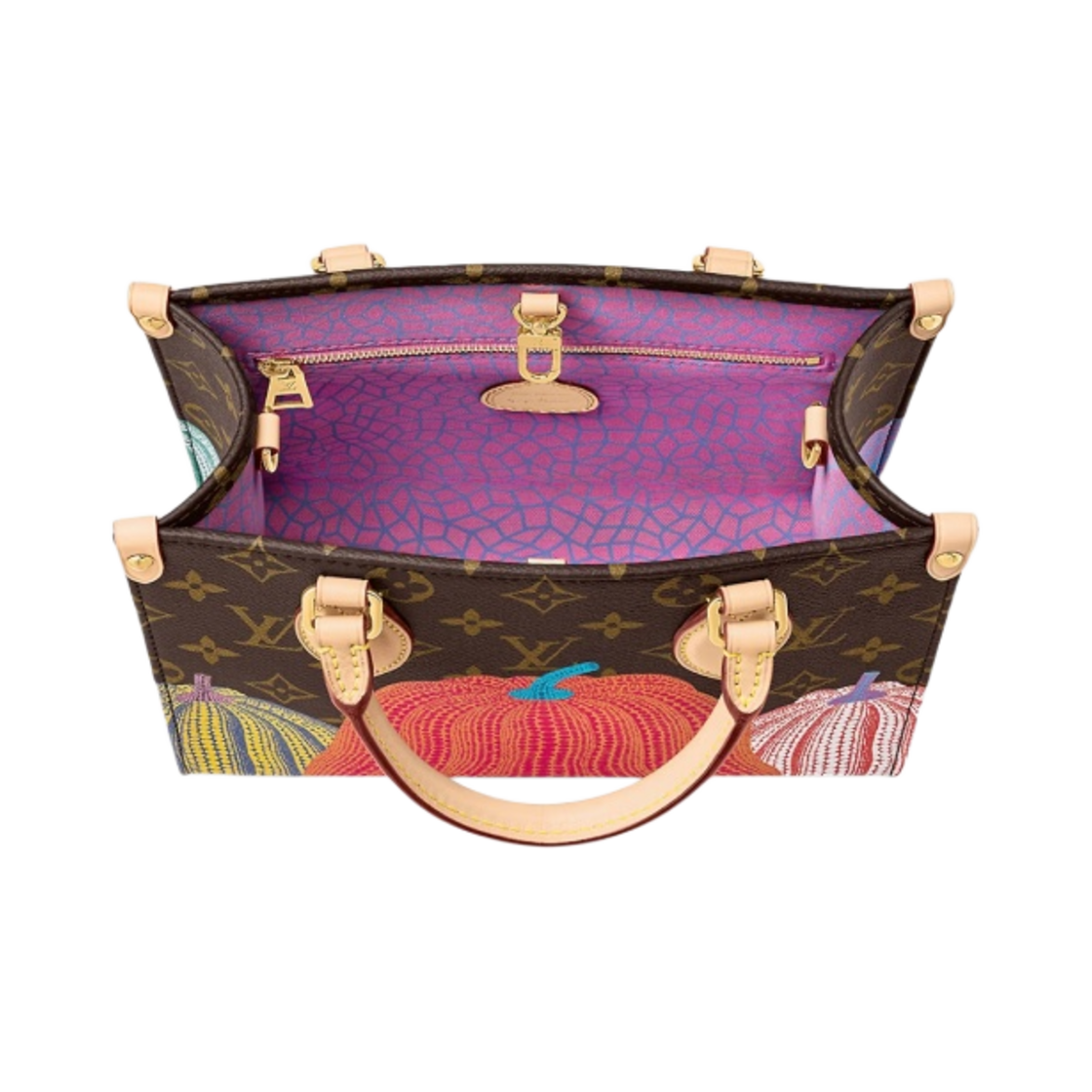 루이비통 x 야요이 쿠사마 온더고 PM 모노그램(Louis Vuitton x YK Onthego PM Monogram) - 4