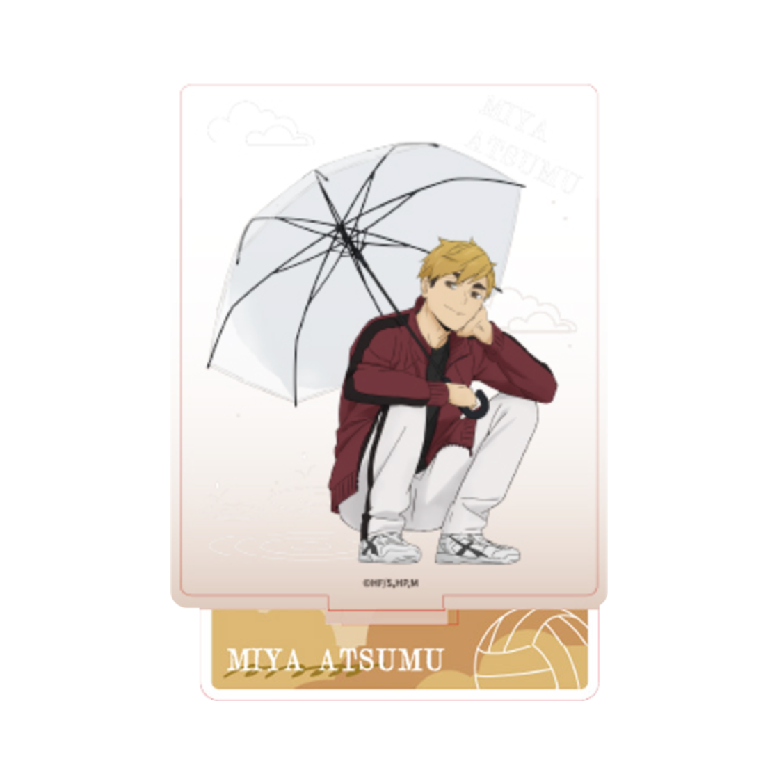 6977299620421 HAIKYU Rain Acrylic Stand Miya Atsumu