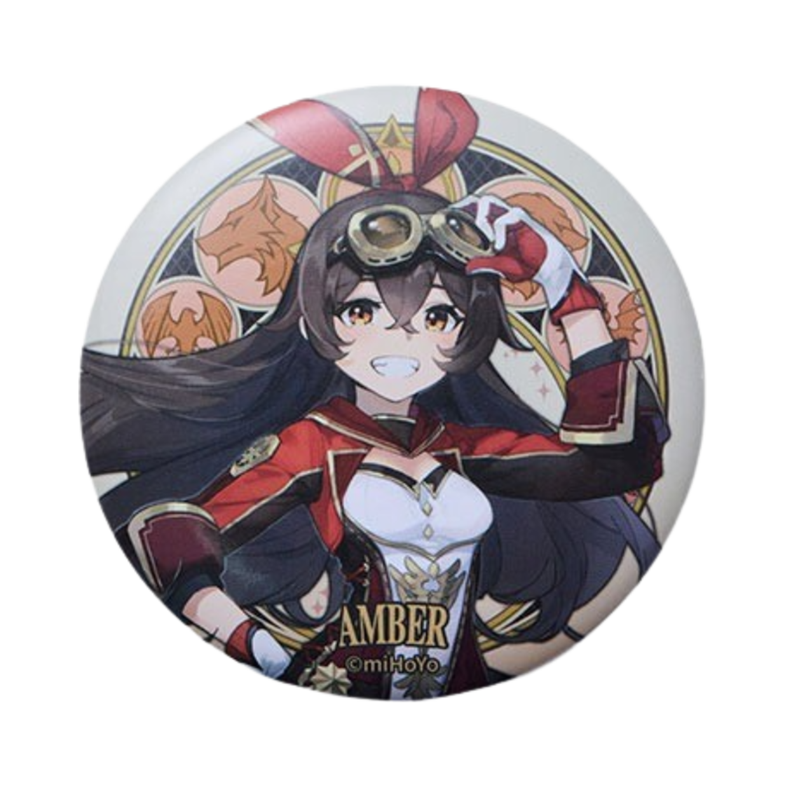 6975628240517 Genshin Badge Mondstadt Theme Amber