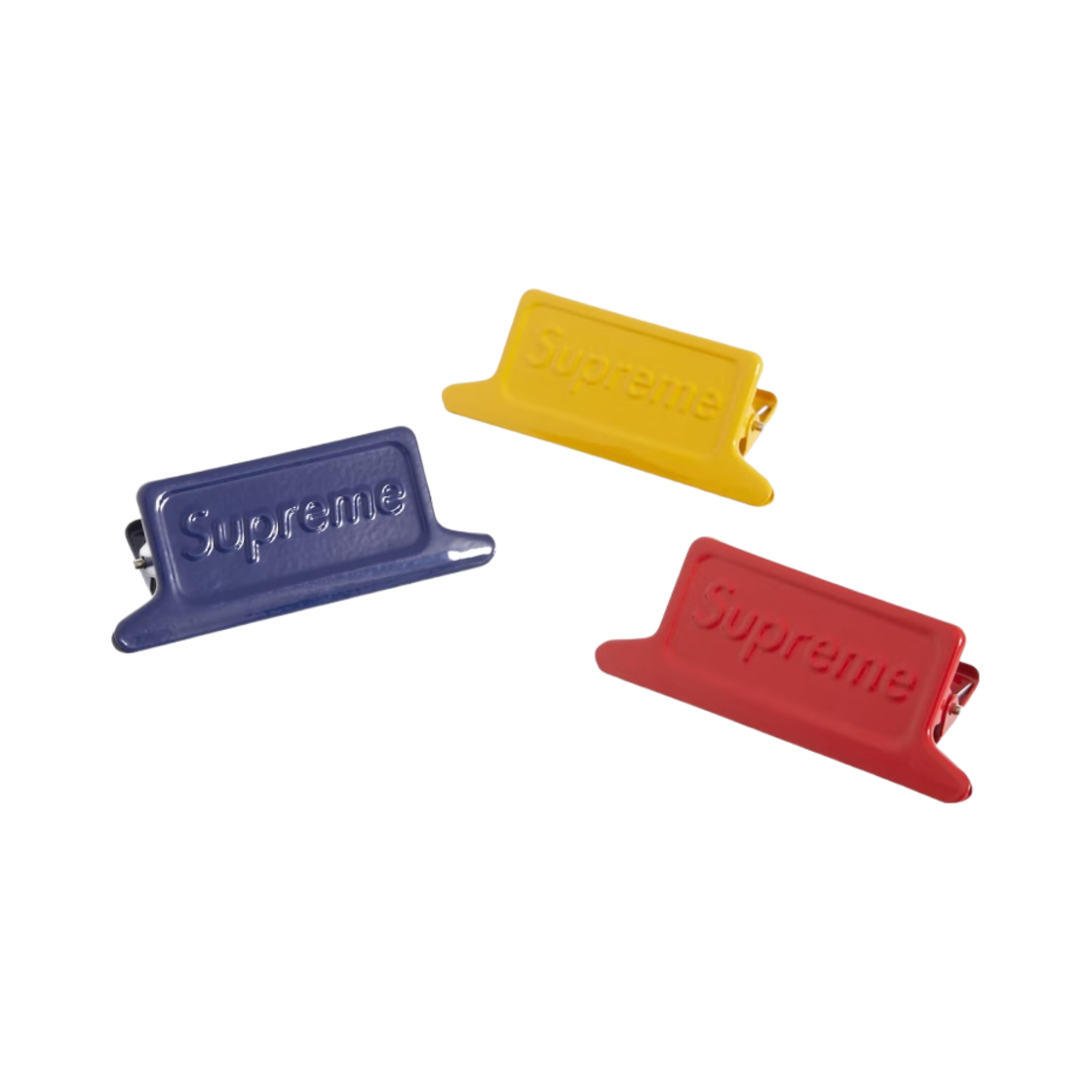 슈프림 x 덜튼 스몰 클립 멀티컬러 (3개 세트)