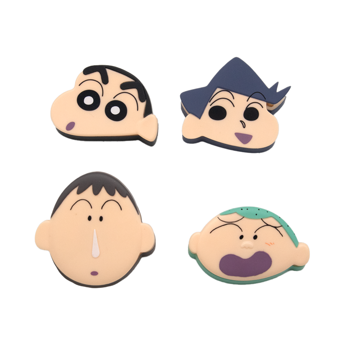 8809571202941 Crayon Shin Chan Face Clip Set