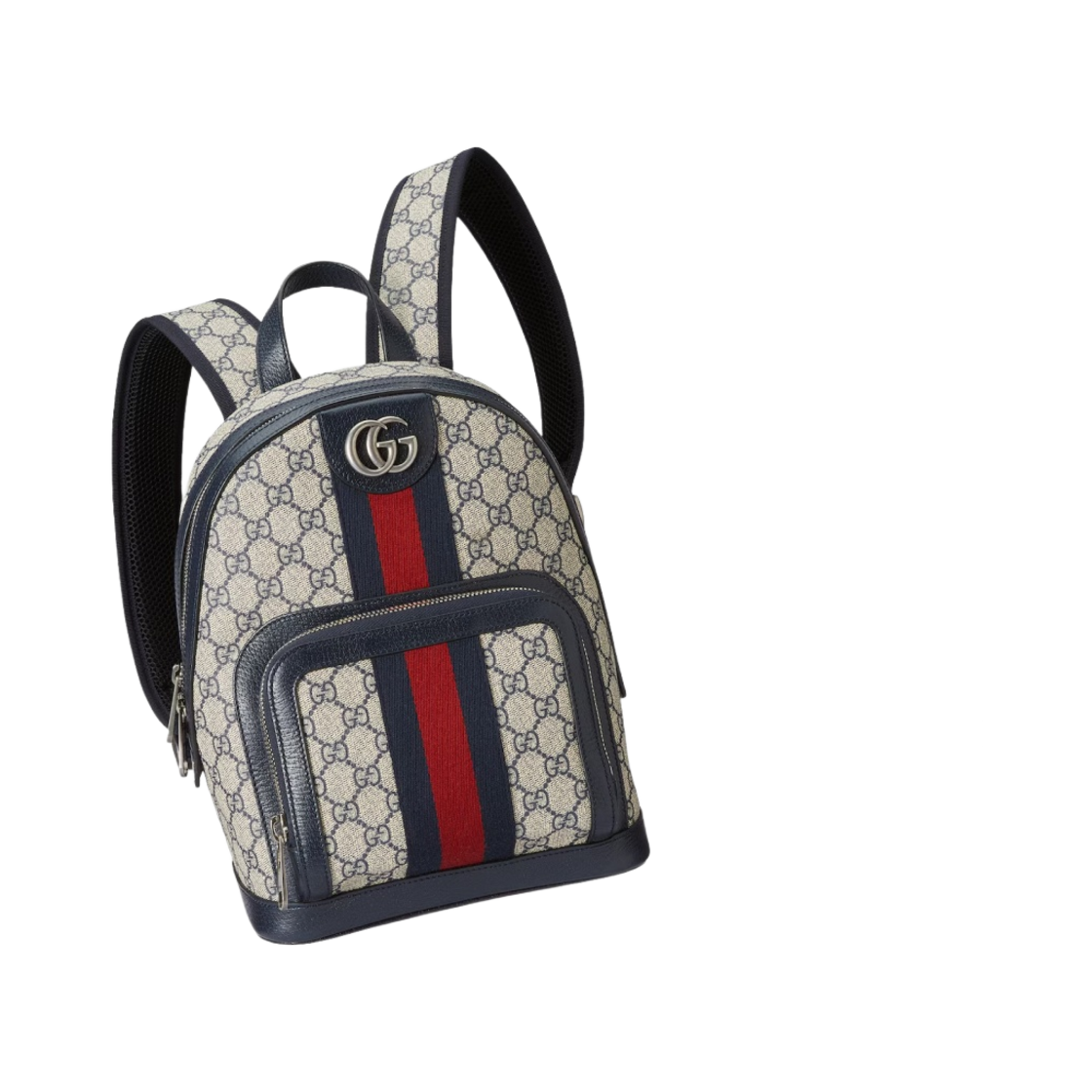 구찌 오피디아 GG 스몰 백팩 베이지 블루 GG 슈프림(Gucci Ophidia GG Small Backpack Beige Blue GG Supreme) - 1