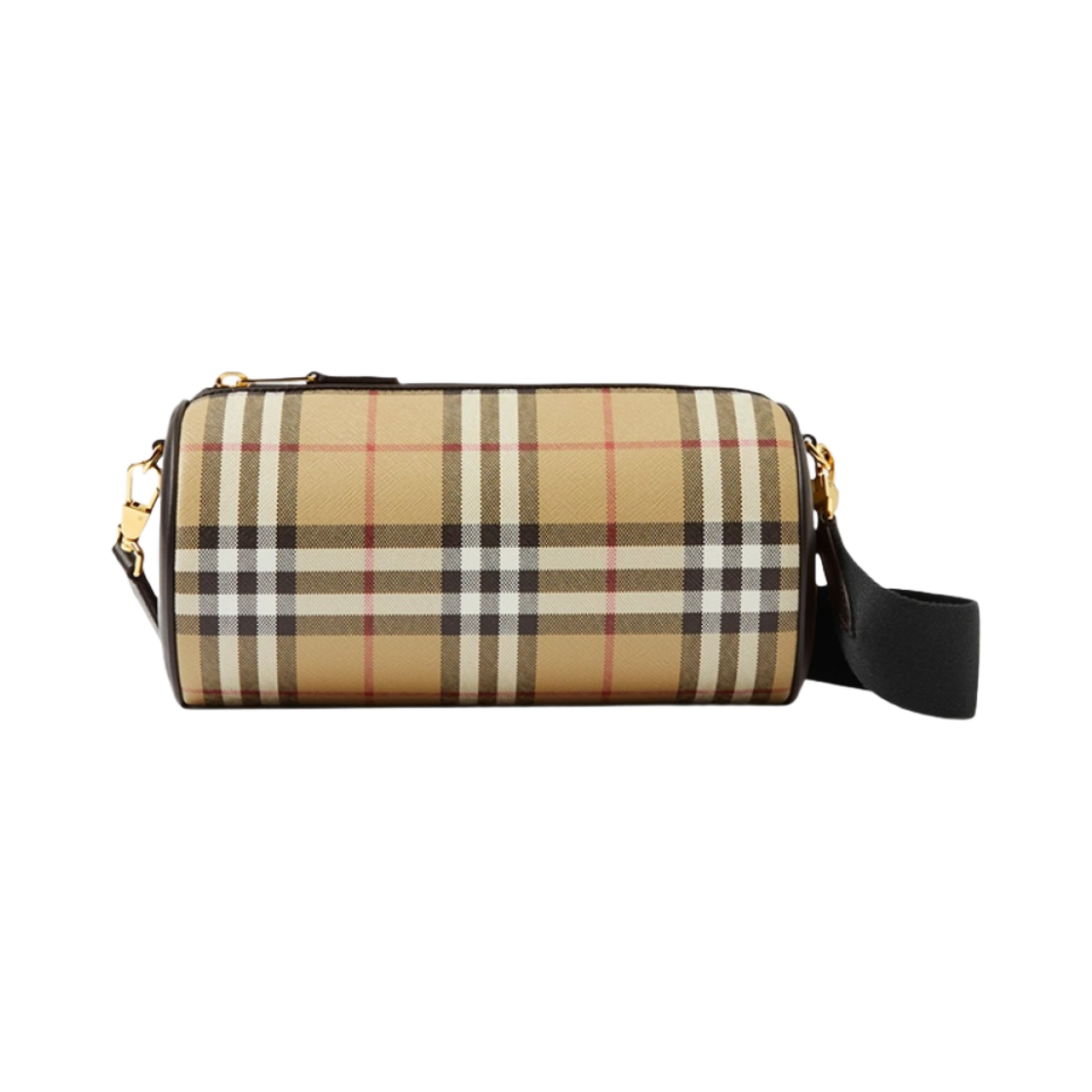 버버리 빈티지 체크 배럴백 아카이브 베이지 블랙(Burberry Vintage Check Barrel Bag Archive Beige Black) - 1