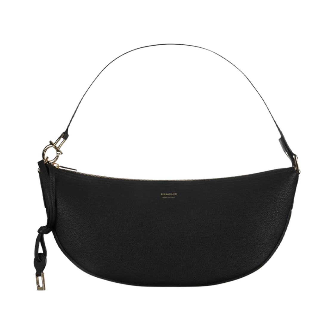 219874-78218 Ferragamo Hobo Bag M Black