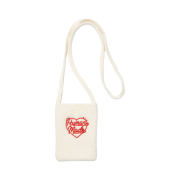 Human Made Knit Mini Shoulder Bag White