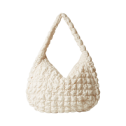 COS Quilted Oversized Shoulder Bag Off White