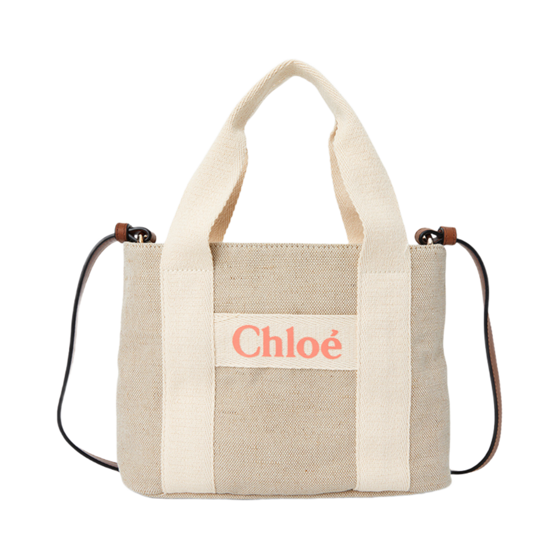 C20424-Z40 (Kids) Chloe Logo Strap Shoulder Bag Ivory