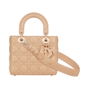 Dior Small Lady Bag My ABCDior Cannage Lambskin Beige