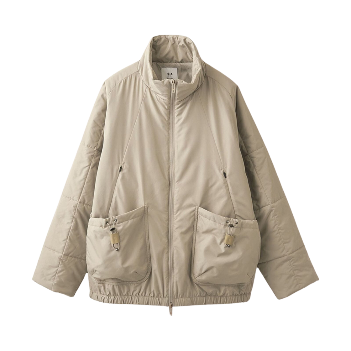 언더아머 x 유나이티드 애로우 패딩 풀 집업 블루종 베이지(Under Armour x United Arrows Padding Full Zip Blouson Beige)