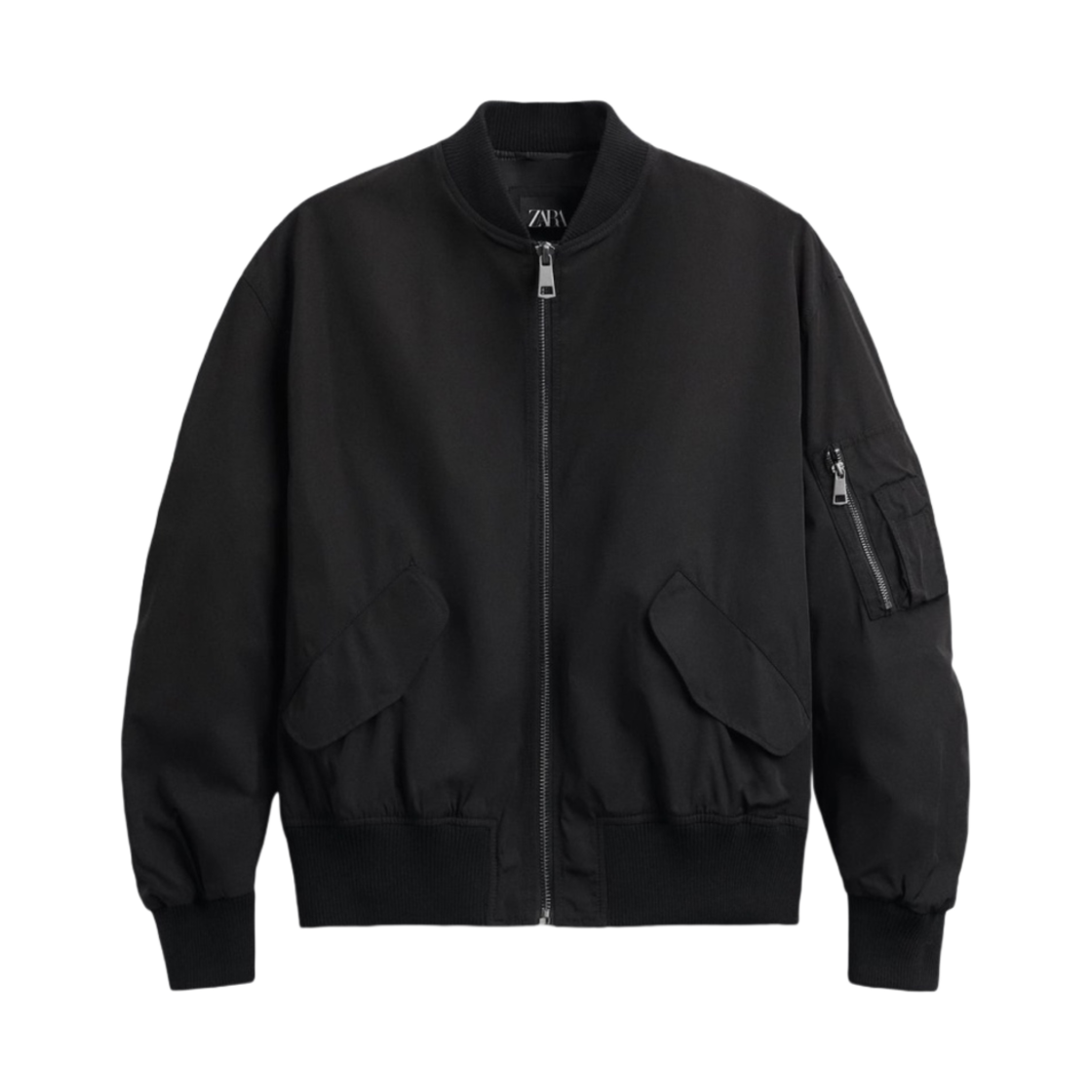 자라 하이테크 봄버 자켓 블랙(Zara Technical Bomber Jacket Black)